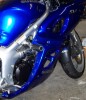 Padací chrániče, Suzuki SV650 do '02, černé